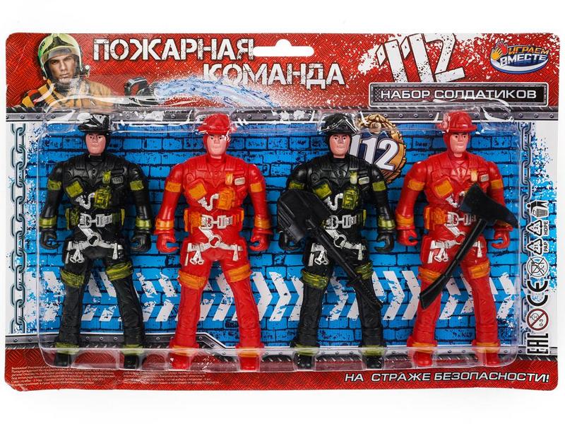Набор солдатиков «Пожарные» 28,5*3,5*18,5 см на планшете I511-H42007-R
