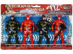 78577 [I511-H42007-R]Набор солдатиков «Пожарные» 28,5*3,5*18,5 см на планшете I511-H42007-R