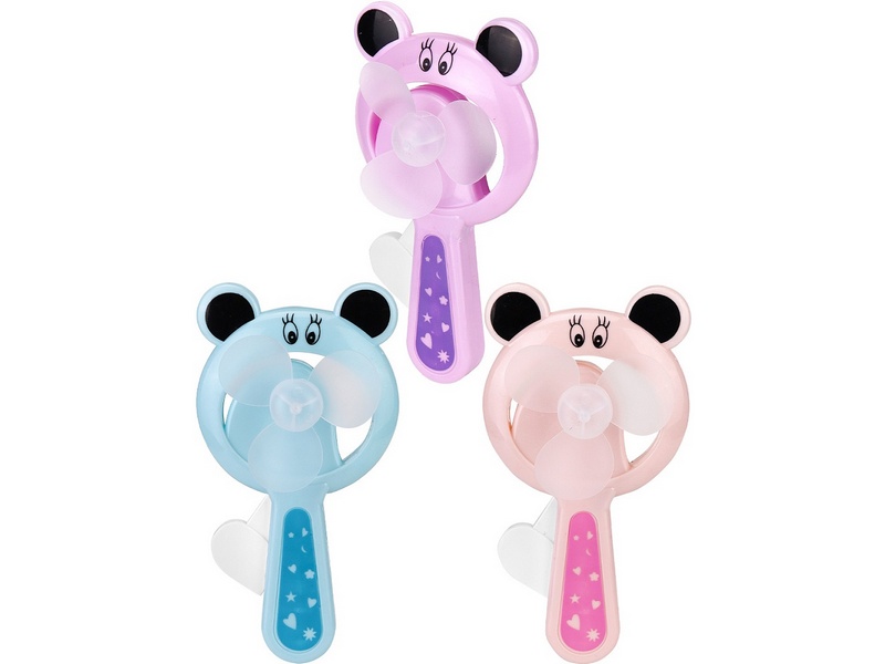 Вентилятор механический "Мишка" 15 см (12шт/уп) ИК-0958