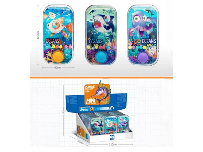 Водная игра с кольцами 11,5*6*2 см (24шт/уп) ИВ-5988