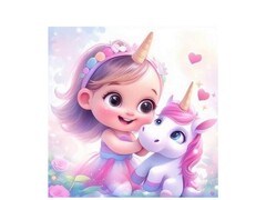 78645 [ПКП-0368]Пакет подарочный «ЛУЧШИЙ ДРУГ ЕДИНОРОГ» 26,4*32,7*8 см (глян. лам.)