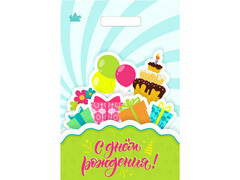 78680 []Пакет полиэтиленовый вырубной «ПОДАРОЧНЫЙ КЕКС» 20*30см