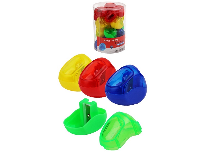 Точилка 1 отверстие с контейнером (24шт/уп) ТК-2544