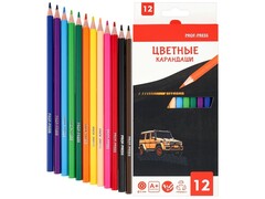 78714 [КЦ-4713]Карандаши цветные пластик 12цв. «ВНЕДОРОЖНИК» КЦ-4713