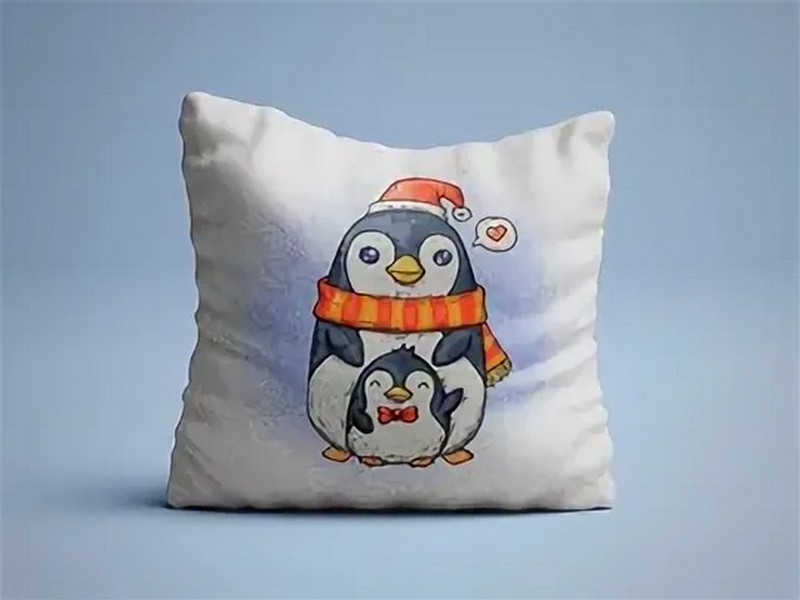 Подушка-игрушка 2 пингвина VAP-099