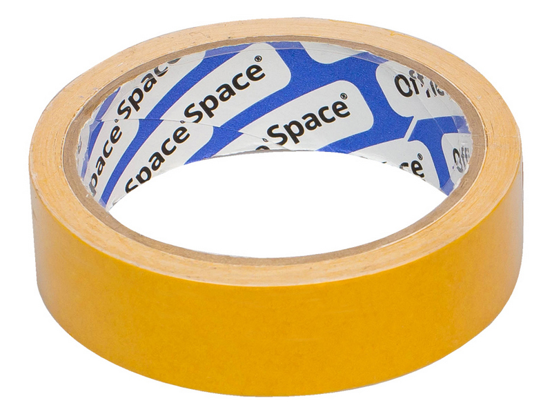Клейкая лента двусторонняя «OfficeSpace» 25мм*10м полипропилен