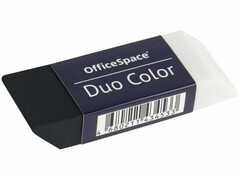 78952 [ER_45453]Ластик «OfficeSpace. Duo Color» прямоугольный, ECO-ПВХ 59*21*10мм (30шт/уп)