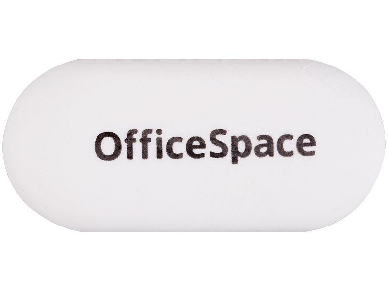 Ластик «OfficeSpace. FreeStyle» овальный 60*28*12мм (24шт/уп)