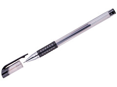 Ручка гелевая «OfficeSpace» прозрачный корпус 0,5 мм ЧЕРНАЯ (12шт/уп)