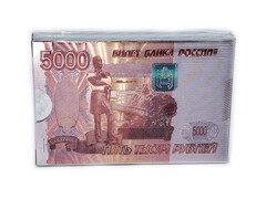79012 [ИНК-0129]Карты игральные пластик. "5000" 54 шт