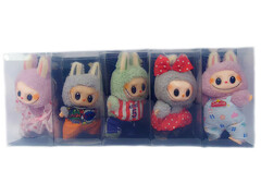 79056 [Kkb yf 001-1]Игрушка-подвеска «Лабубу» (мех) 17 см в одежде в кор. Kkb yf 001-1