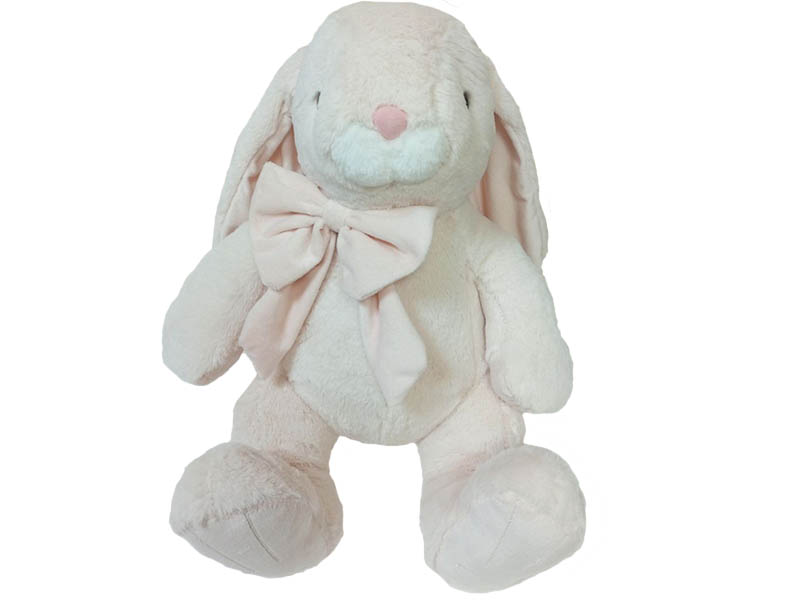 Кролик Банни персиковый (сидит) 37 см