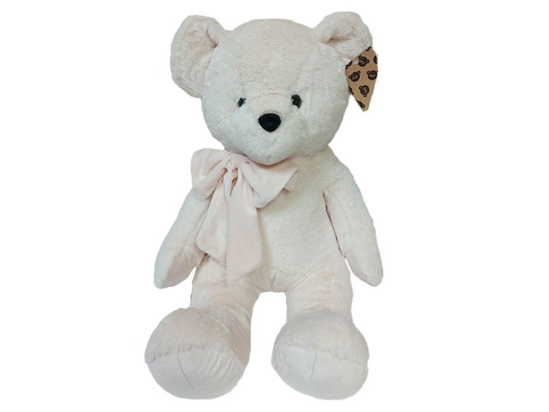 Медведь Барт персиковый (сидит) 38 см