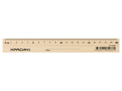 79127 [КР-20008]Линейка деревянная 20 см «Красин. Стандарт»