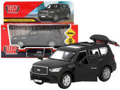 Технопарк. Машина «INFINITI QX80» металл. инерц. 12,5 см (открыв. двери, багажник) черный
