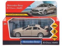 79178 [ECLASS-12-GD]Технопарк. Машина «MERCEDES-BENZ e-class amg» металл. инерц. 12 см (открыв. двери, багажник) золотистый