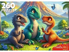 79278 [УК260-1997]ПАЗЛЫ 260 элементов. ТРИ ДИНОЗАВРА