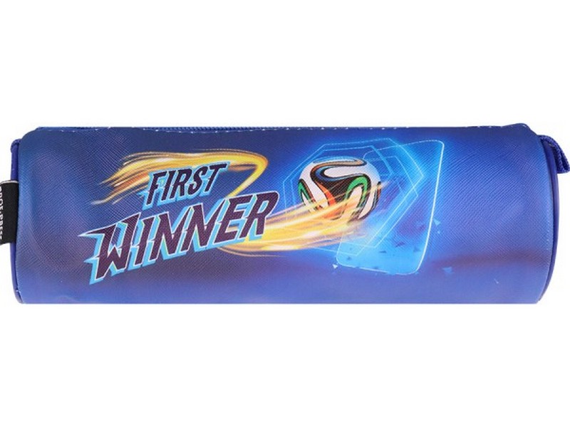 Пенал-тубус 21*7,5*7,5 см БУДУЩИЙ ЧЕМПИОН (мягкий, на молнии) ПН-2083