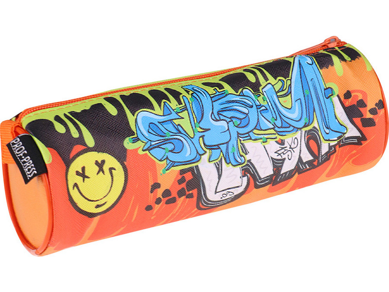 Купить оптом Пенал-тубус 21*7,5*7,5 см ВДОХНОВЕНИЕ МОЛОДЁЖИ - 1 (мягкий, на молнии) ПН-2085 в Луганске