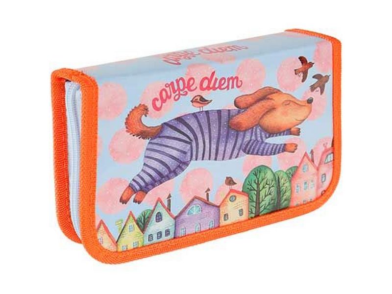 Купить оптом Пенал 1 секция с откид. планкой СОН СОБАЧКИ 190*115 мм ПН-7691 в Луганске