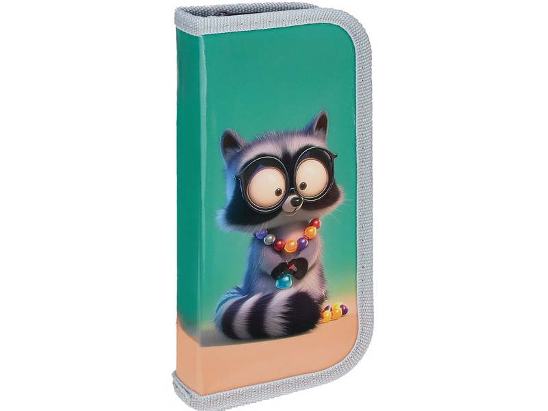 Пенал 1 секция ЗАБАВНЫЙ ЕНОТИК 190*90 мм ПН-8092