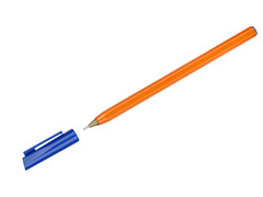Ручка шариковая СТАММ "800" оранжевый корпус 0,7 мм СИНЯЯ (50шт/уп)
