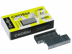 79398 [С24/6-1000]Скобы для степлера Globus №24/6 оцинкованные