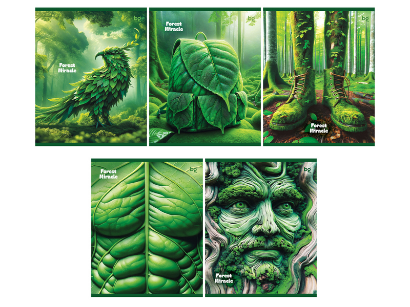 Тетрадь 96л ЛИНИЯ BG "Forest miracle"