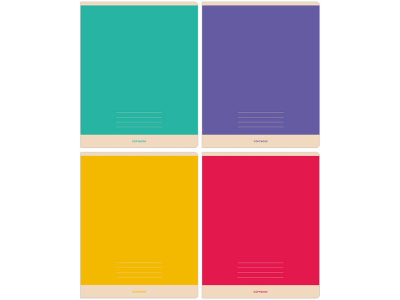 Тетрадь 96л ЛИНИЯ BG "Monocolor. Simple"