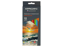79427 [КР-121000]Карандаши цветные акварельные 12 цв. Красин «Айвазовский»