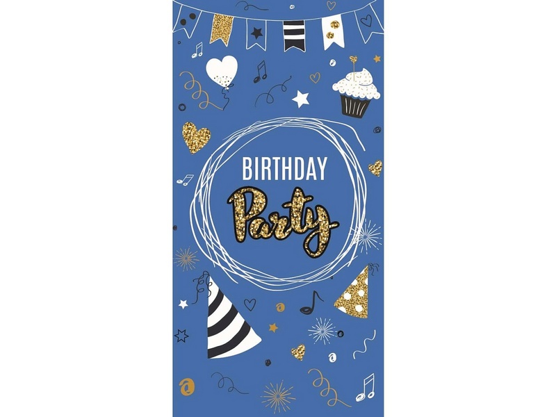 Конверт для денег «Birthday Party» (вечеринка) 1-04-0402