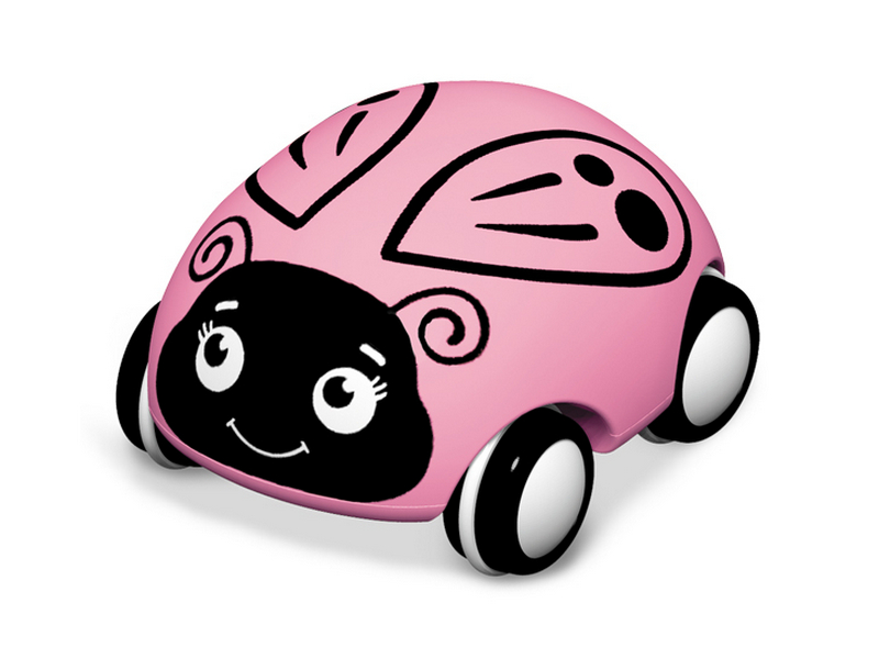 Машинка для малышей «Розовый жучок»