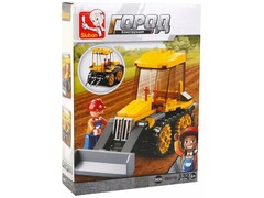 Конструктор "Бульдозер" 132 дет. в кор. M38-B0377D