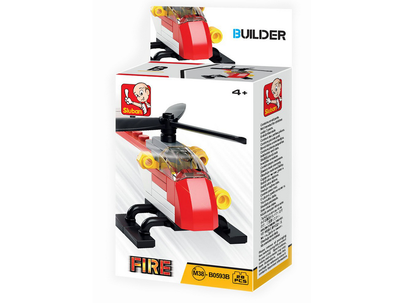 Конструктор "Вертолёт" 28 дет. в кор. M38-B0593B