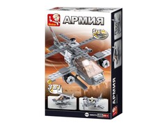 Конструктор "Вертолет" 144 дет. в кор. M38-B0537G