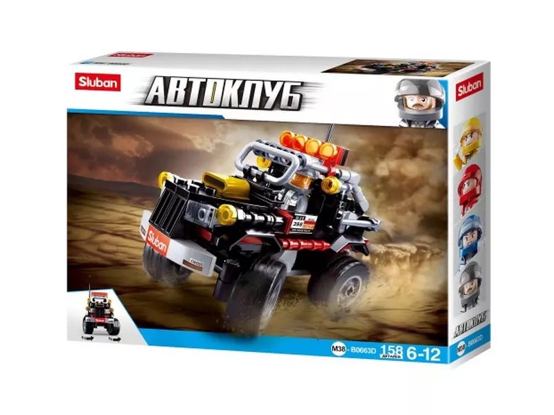 Конструктор "Внедорожник" 158 дет. в кор. M38-B0663D