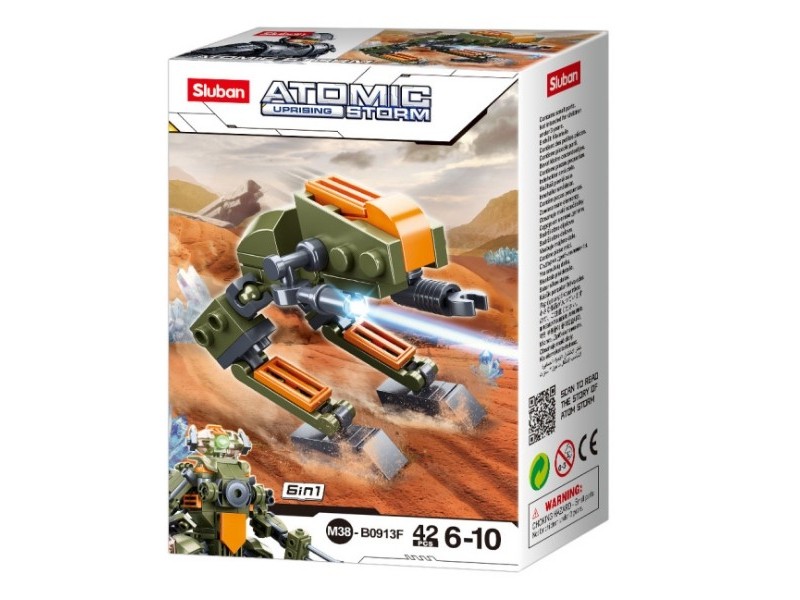 Конструктор "Галактический шторм. Робот" 42 дет. в кор. M38-B0913F