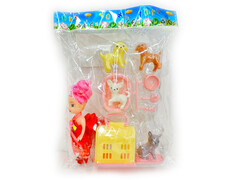 Кукла 7,5 см с питомцами и аксесс. в пак. 2886033