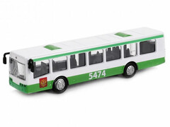 79636 [SB-16-65-BUS-WB]Технопарк. Автобус рейсовый металл. инерц. 16,5 см (открыв. двери)