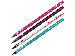 Карандаш ч/г заточенный без ластика Berlingo "Riddle XS" HB черное дерево круглый BP01135