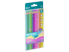 79764 [SSP0112]Карандаши цветные Berlingo "SuperSoft. Pastel" 12 цветов пастельные SSP0112