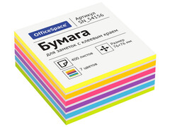 79788 [SN_54156]Блок для заметок самоклеящийся OfficeSpace 76*76мм 400 л НЕОН