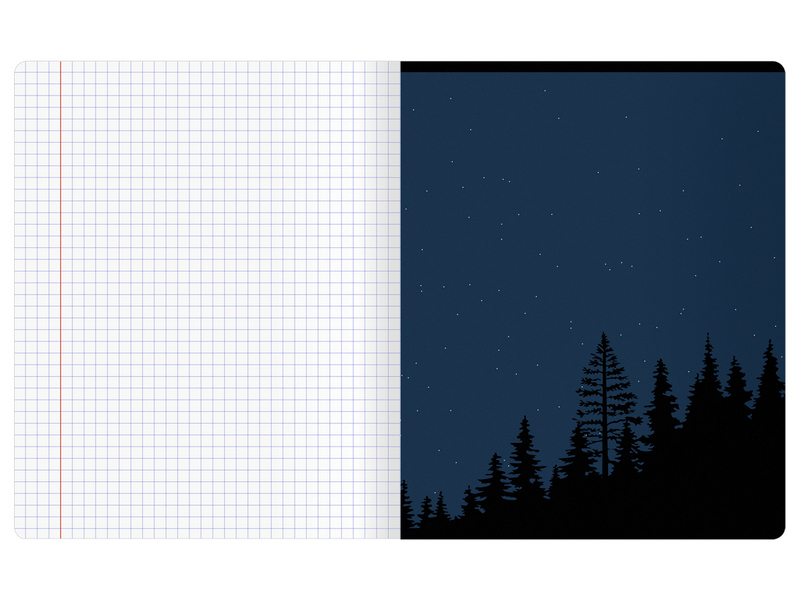 Тетрадь 48л КЛЕТКА BG "Сталь" (мат. лам.)