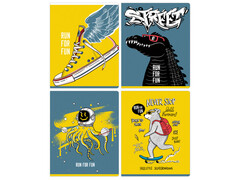 Тетрадь 60л ЛИНИЯ BG "Never stop"