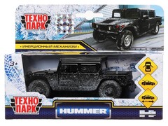 79847 [SB-18-09-H1-N(SNOW)-WB]Технопарк. Машина «HUMMER h1 ПИКАП" в снегу металл. инерц. 12 см (открыв. двери, багажник)