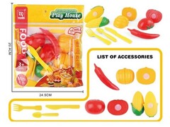 Набор разрезных овощей 7 предметов в пак. 3092656