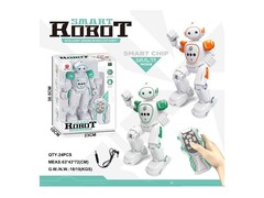 79892 [Y23862114]Робот на р/у (заряд от USB, свет, звук, ходит, танцует, двигает руками/ногами, управление с пульта и жестами) 31*23*10 см в кор. Y23862114