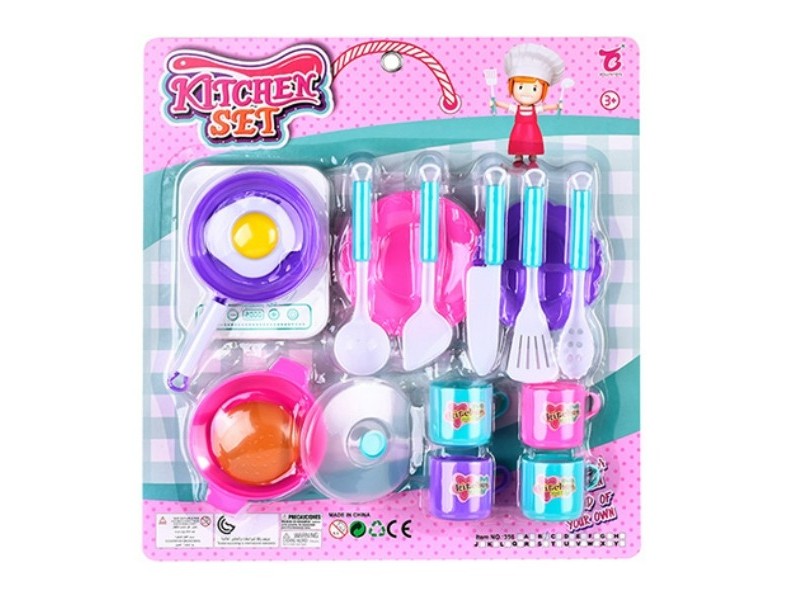 Набор посуды 35,5*33,5*5,5 см на планшете 3078946