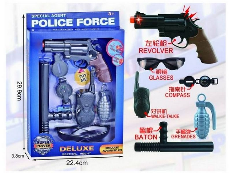 Полицейский набор 33,5*22,8*3,9 см в кор. Y11813157