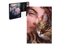 80283 [67921]Картина по номерам 20х30 см «ЗЕРКАЛО ДУШИ»